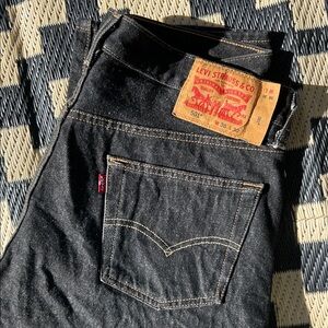 Levi's Men's Dark Blue Straight Jeans